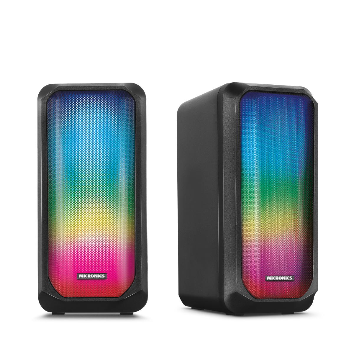 PARLANTE LUXOR + - MIC S305U 2.0 RGB USB 2.5 MICRONICS