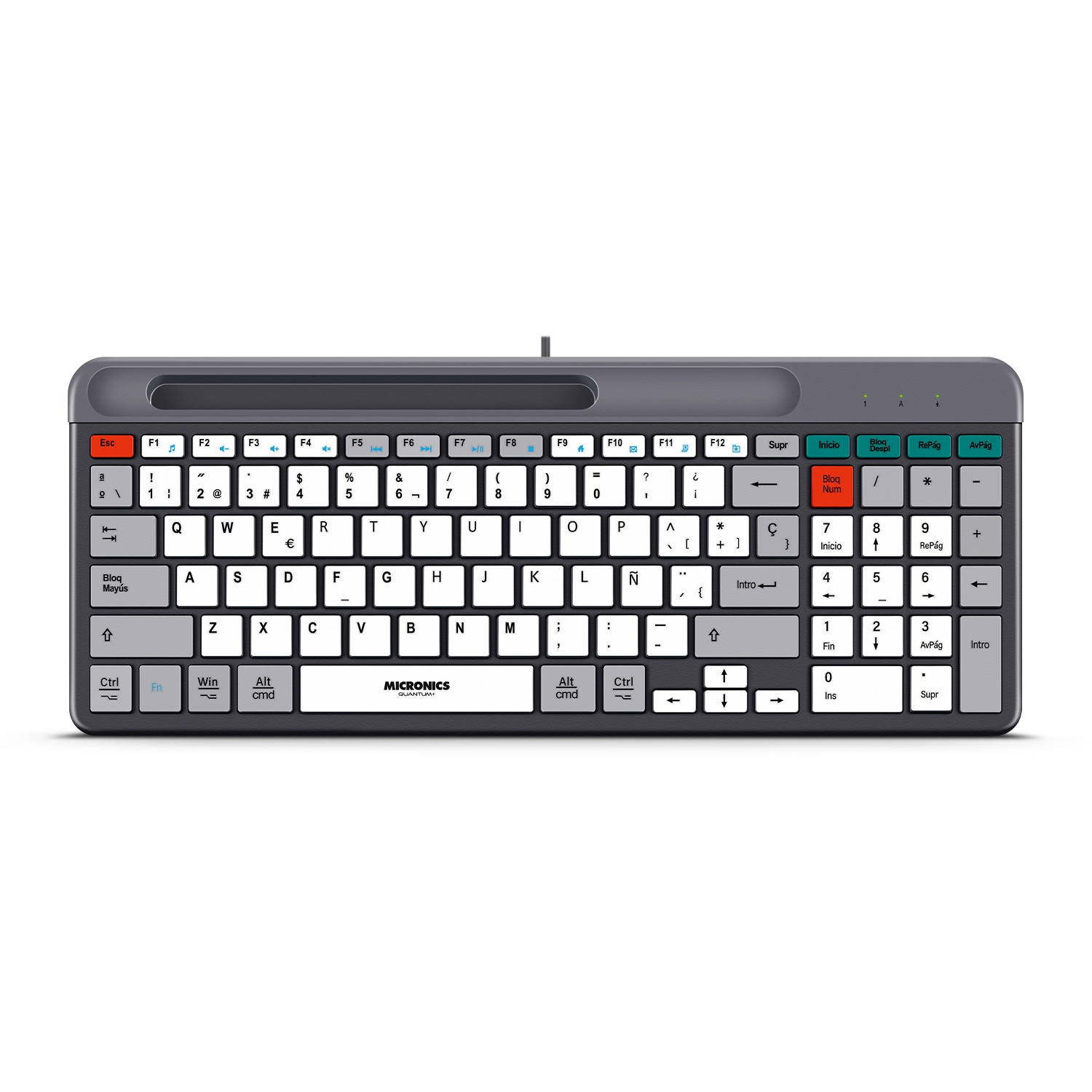 TECLADO MICRONICS QUANTUM+ MIC K600+