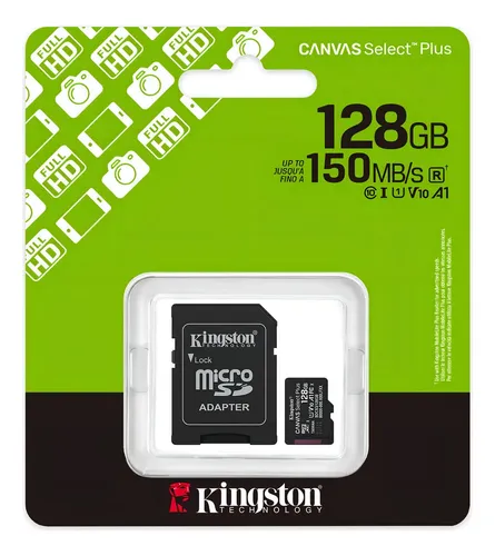 MICROSD 128GB SELECT PLUS 150MB KINGSTON