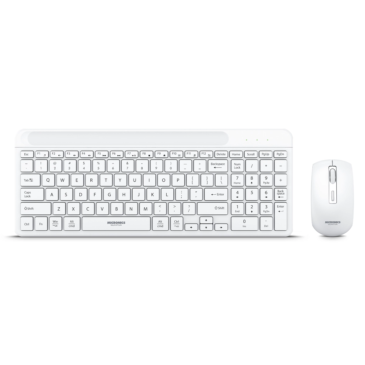 TECLADO MULTIMEDIA KIT WIRELESS - QUANTUM MIC WT813W
