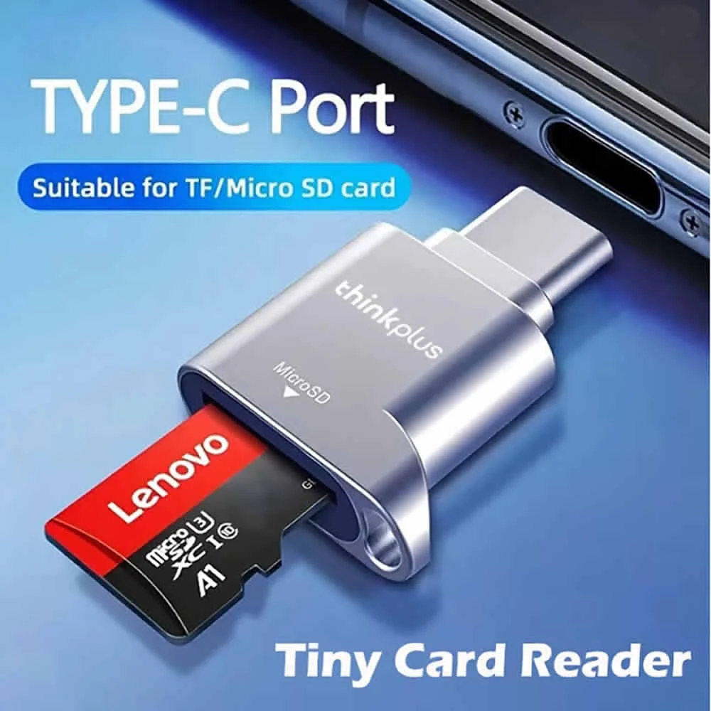 MEMORIA USB LENOVO THINKPLUS TYPE C-MICRO SD CARD READER