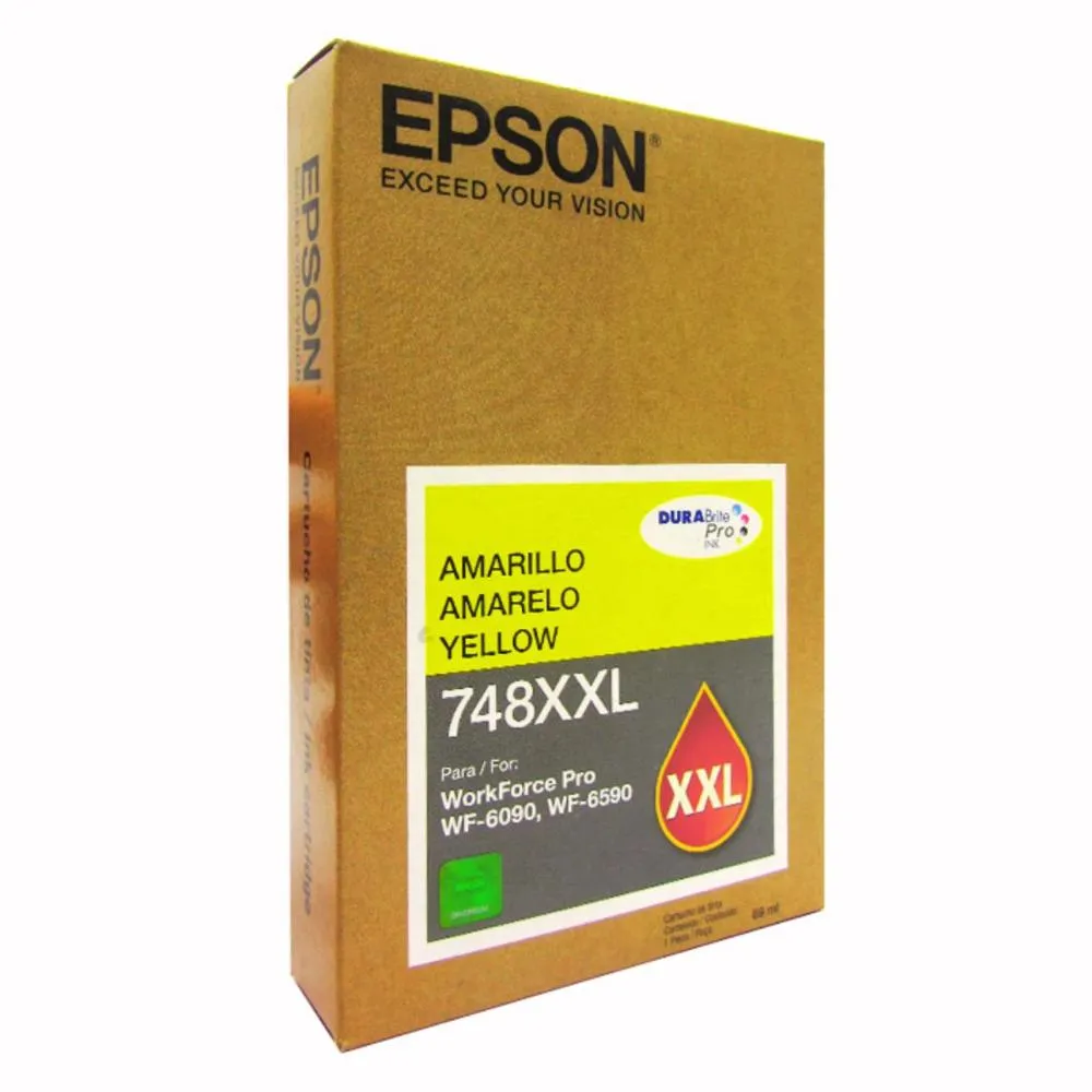 TINTA EPSON T748XXL420-AL-AMARILLA