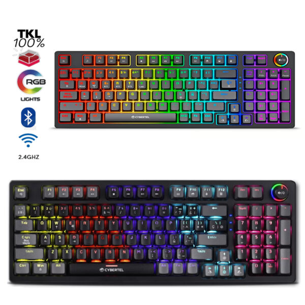 Teclado Cybertel Striker CBX K1008-3M RGB