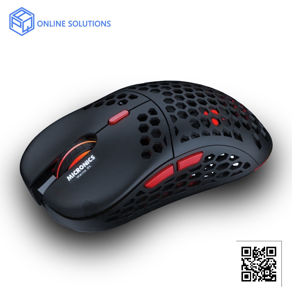 Mouse Gamer Inalámbrico Micronics Warrior GM828RX Black - Imagen 2