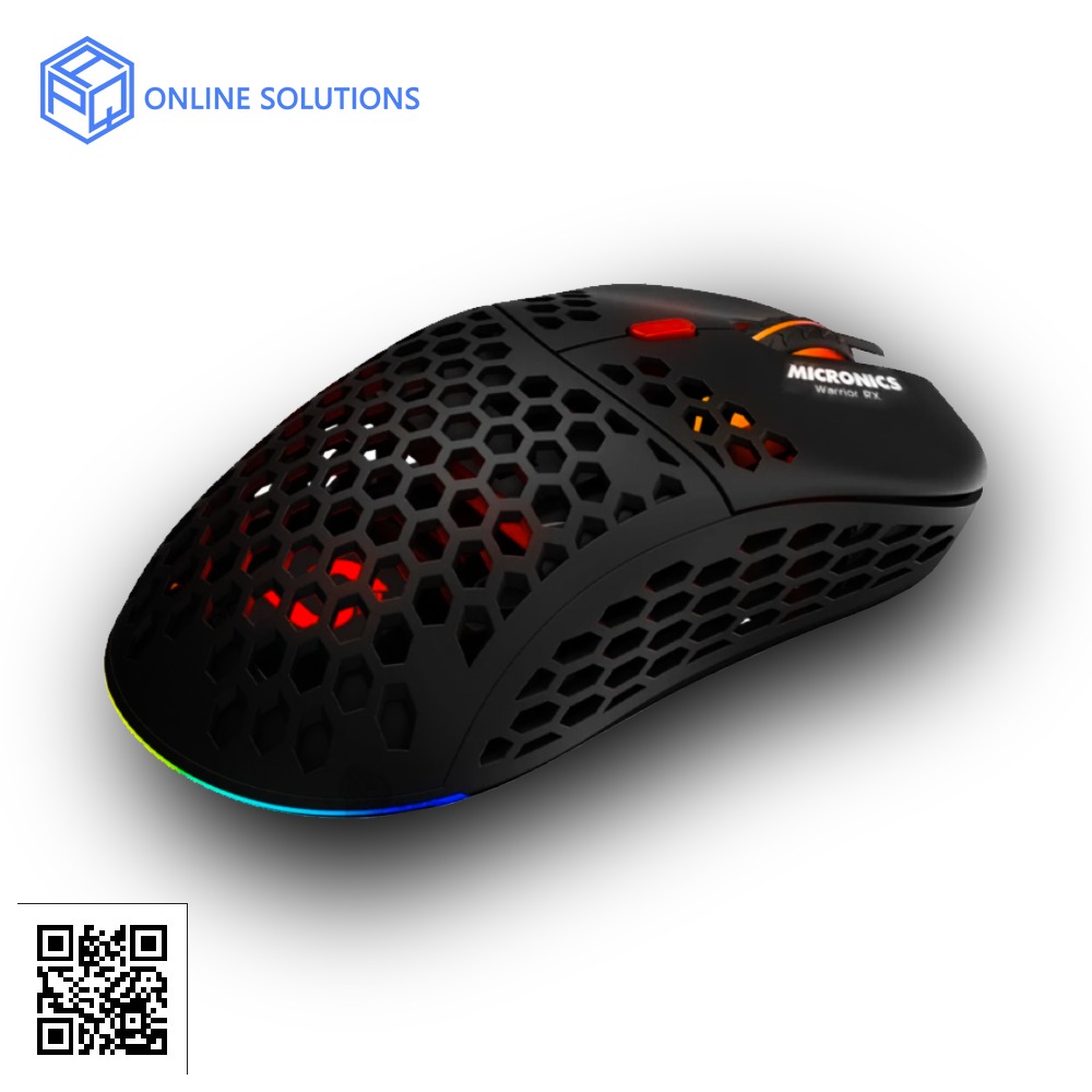 Mouse Gamer Inalámbrico Micronics Warrior GM828RX Black - Imagen 3