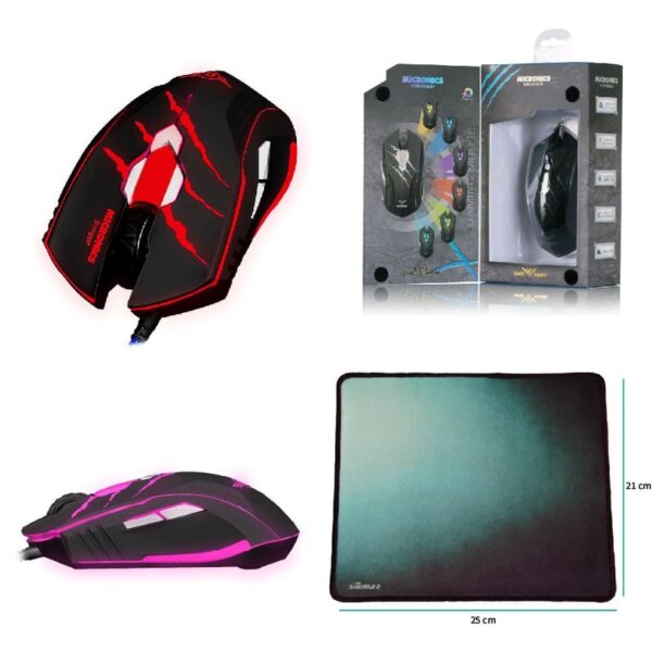 Kit Mouse Krugger - Pad Mouse Sigma X22 Degrade - Imagen 3