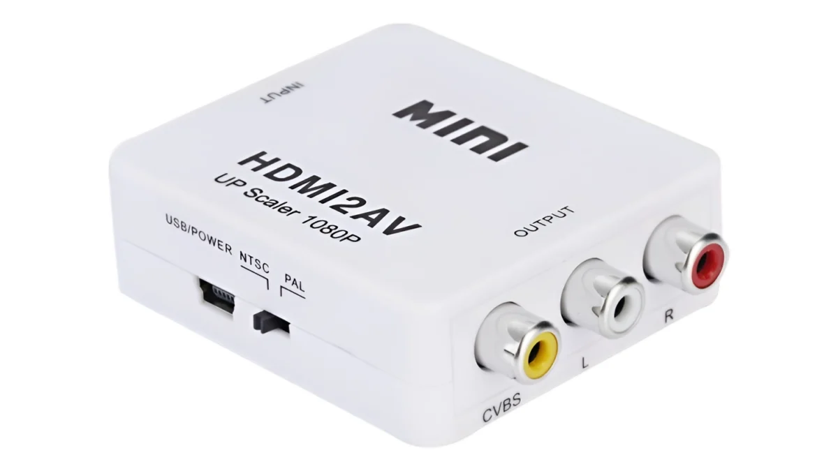 Adaptador HDMI a RCA Conversor HDMI2AV – Video y Audio Fácil