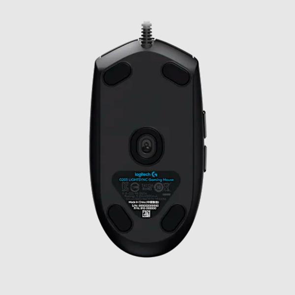 Mouse Gamer Logitech G203 LIGHTSYNC RGB – Negro - Imagen 2