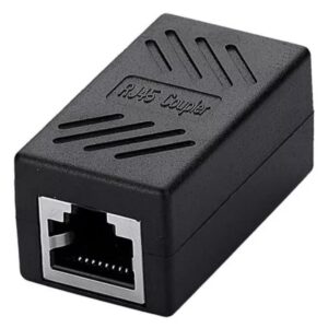 Adaptador eléctrico negro CAT15A a 16A, útil para convertir tomas de corriente con diferentes capacidades de amperaje