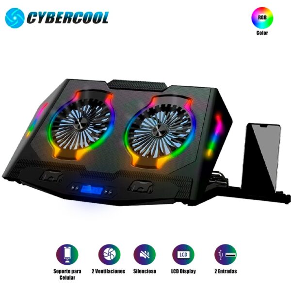 Cooler Gamer Cybercool HA-N10 DISPLAY RGB