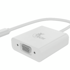 Adaptador de video Xtech XTC-551, USB-C a VGA hembra 1080p.