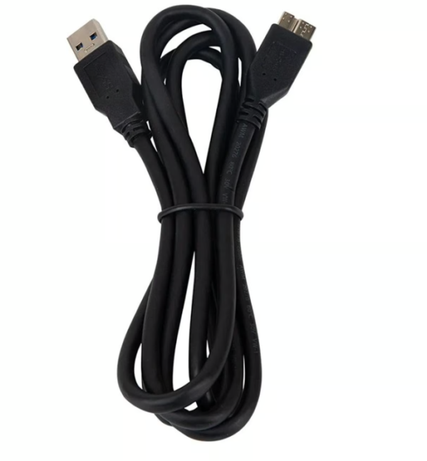 Cable USB 3.0 A a Micro B, ideal para discos duros externos.