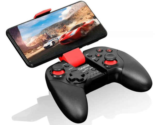 Gamepad inalámbrico Killer, compatible con celular, recargable vía Bluetooth.