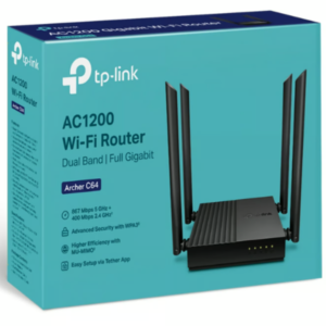 Router Wi-Fi TP-Link Archer C64, doble banda AC1200.