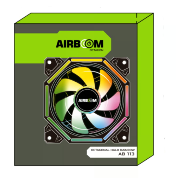 Cooler Octagonal Halo Rainbow AB 113 Airboom
