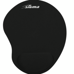 Alfombrilla para mouse SIG X55 con muñequera, color negro.