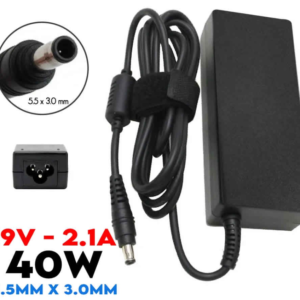 Cargador compatible Samsung 19V 2.1A 40W con conector 5.5 x 3.0 mm.