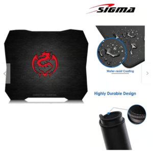 Pad mouse Sigma X352, diseño compacto y ergonómico, con base antideslizante y superficie suave para un deslizamiento fluido del mouse
