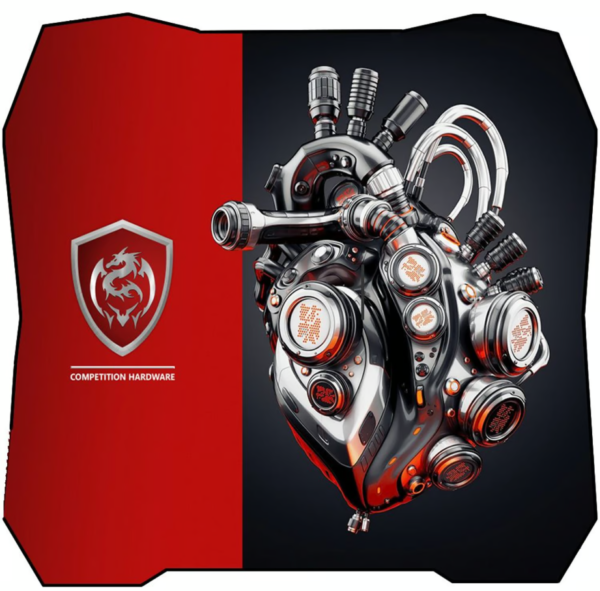 Pad mouse gaming Black Sigma, superficie optimizada para jugadores, control preciso y base antideslizante para estabilidad durante el juego