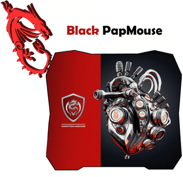 Pad mouse gaming Black Sigma, superficie optimizada para jugadores, control preciso y base antideslizante para estabilidad durante el juego