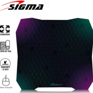 Mouse pad Sigma SIG X33, alfombrilla ergonómica y antideslizante para mayor precisión y comodidad al usar el mouse