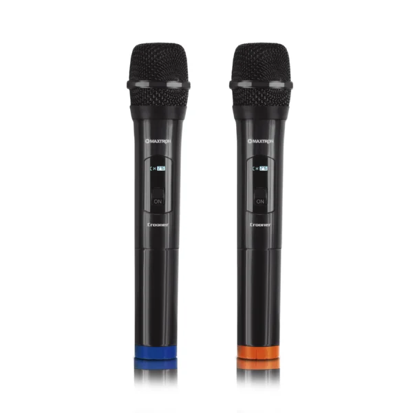 Micrófono Maxtron Crooner MX 7258 con cable, ideal para presentaciones, karaoke y eventos en vivo
