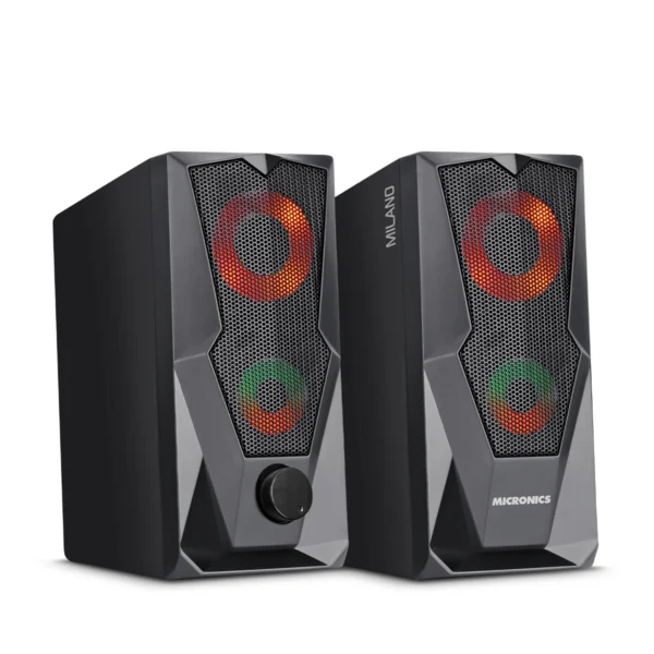Parlante Milano MIC S310U con sonido nítido y puerto USB, ideal para música en casa o la oficina