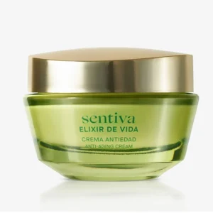 Crema antiedad Sentiva Elixir de Vida Unique 45g para cuidado facial y reducción de arrugas