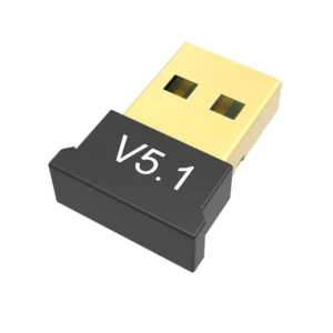 Adaptador Bluetooth USB V5.1 tipo dongle – conecta dispositivos inalámbricos a tu PC o laptop