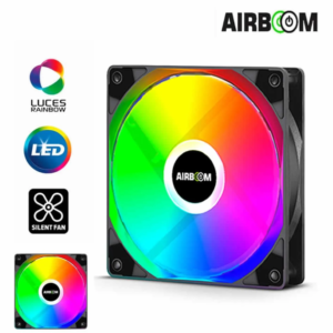 Cooler Airboom Sprinkler ABR 100 para case con iluminación LED y alto flujo de aire