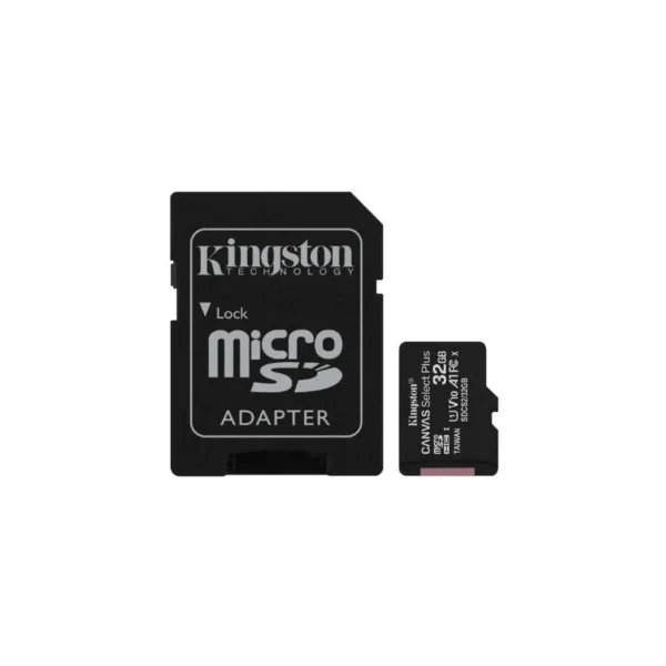 Memoria Micro SD Kingston 32GB UHS-I Clase 10, almacenamiento rápido y confiable para dispositivos móviles