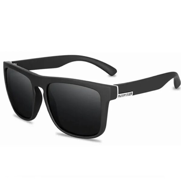 Lentes de sol deportivas Quisviker unisex color negro con protección UV400