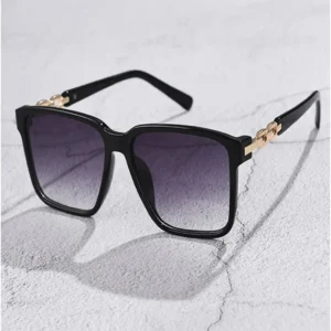 Lentes de sol estilo cuadrado para mujer con diseño leopardo, modelo China
