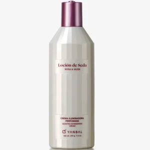 Loción Unique Seda Rosa y Musk crema iluminadora perfumada – hidratación y fragancia para la piel