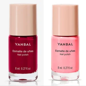 Pack 2 esmalte uñas Yanbal Red Cava + Rosa Frozen Nail Polish 8 ml – colores vibrantes para un acabado perfecto
