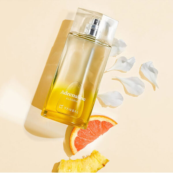 Perfume Yanbal Adrenaline Alegría para mujer EDT 75 ml – fragancia floral y fresca de larga duración