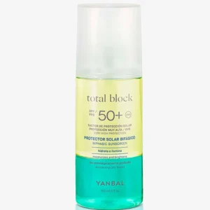 Protector solar Unique Total Block bifásico SPF 50+ 150ml – protección solar avanzada para todo tipo de piel