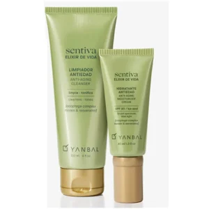 Set hidratante Unique y limpiador antiedad Elixir Vida Yanbal – cuidado completo para la piel