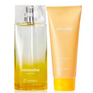 Set de perfume Yanbal Adrenaline Alegría para mujer con gel de baño incluido – fragancia fresca y energizante