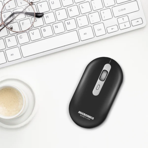 Mouse Micronics Babylon MIC M721-3m Black - Imagen 3