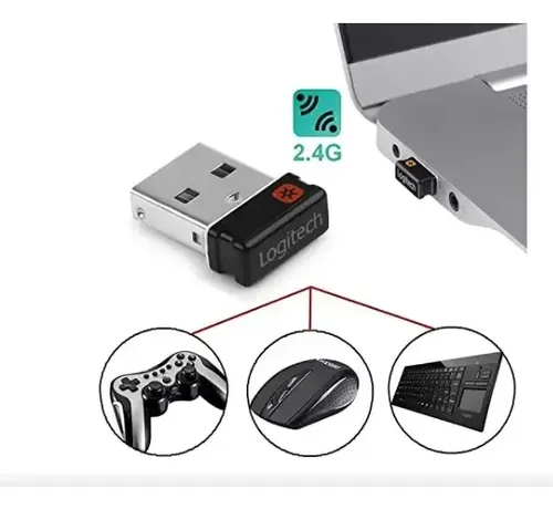 Receptor Logitech USB Unifying– Conecta hasta 6 Dispositivos - Imagen 3