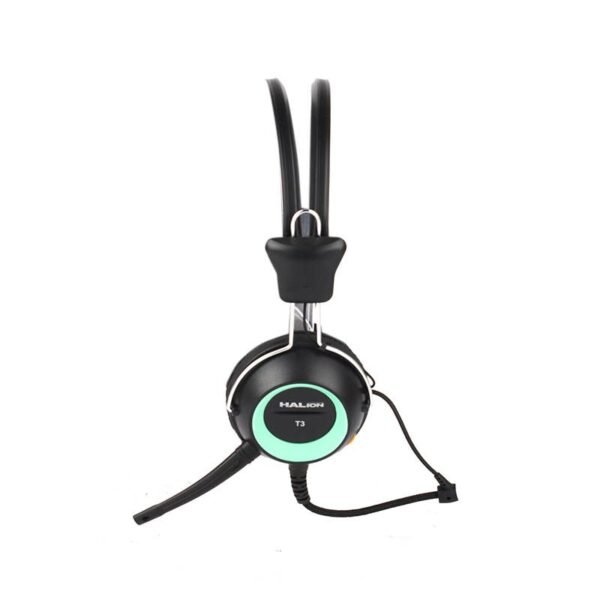 Audífonos HALION T-3 con micrófono para PC Verde - Imagen 3