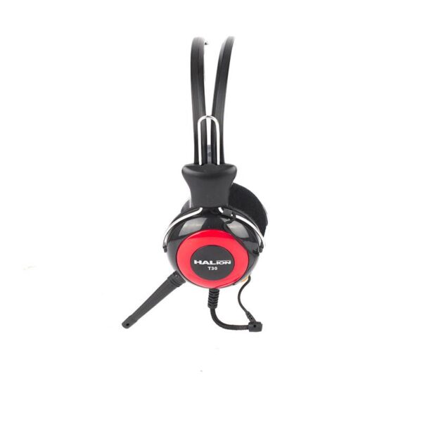 Audífonos HALION T-3 con micrófono para PC Rojo - Imagen 2