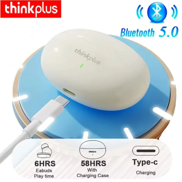 Auriculares Inalámbricos Bluetooth THINKPLUS 2025 BEIGE - Imagen 4
