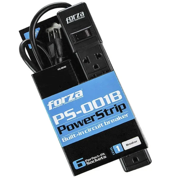 FORZA SUPRESOR DE PICO 6 TOMAS NEGRO PS-001B