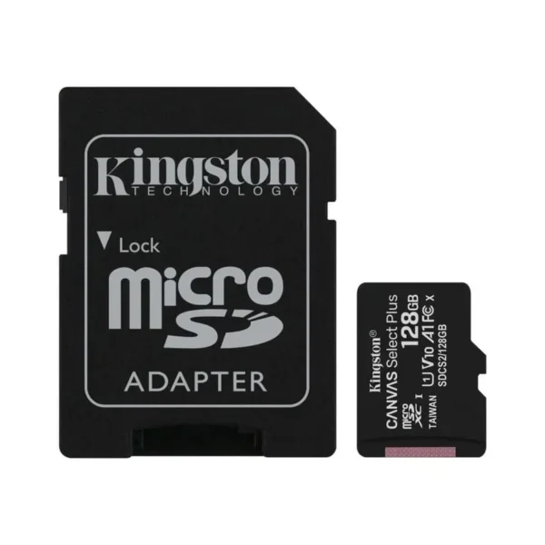 Memoria Micro SD KINGSTON 128GB Clase 10 100 Mb/s - Imagen 2