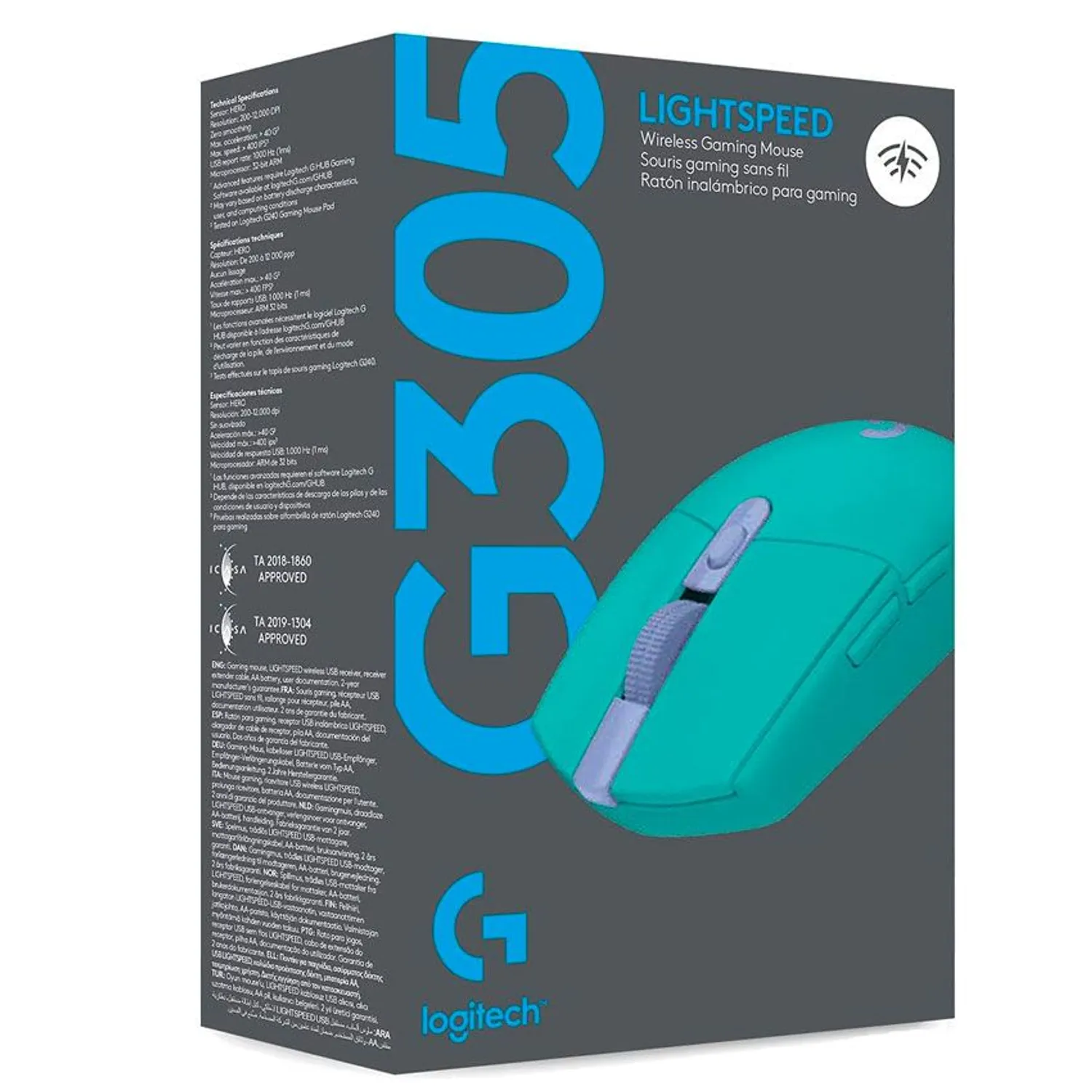 Mouse Logitech G305 Ligthspeed Wireless Menta - Imagen 2