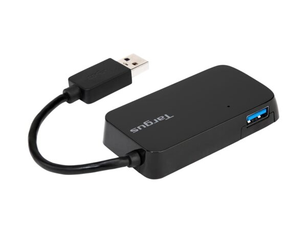 Hub USB Targus 3.0 | 4 Puertos USB-A, Alta Velocidad, Negro - Imagen 3