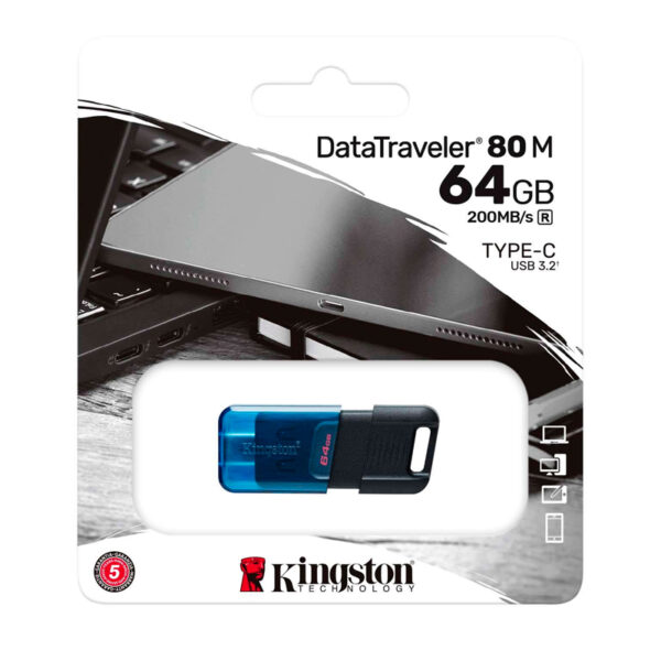 Memoria USB Kingston 64GB DataTraveler 80M