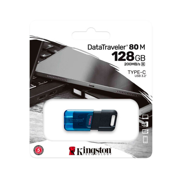 Memoria USB Kingston 128GB DataTraveler 80M